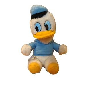 Donald Duck Plush Stuffed Animal Knickerbocker Toy Company Disney 10"